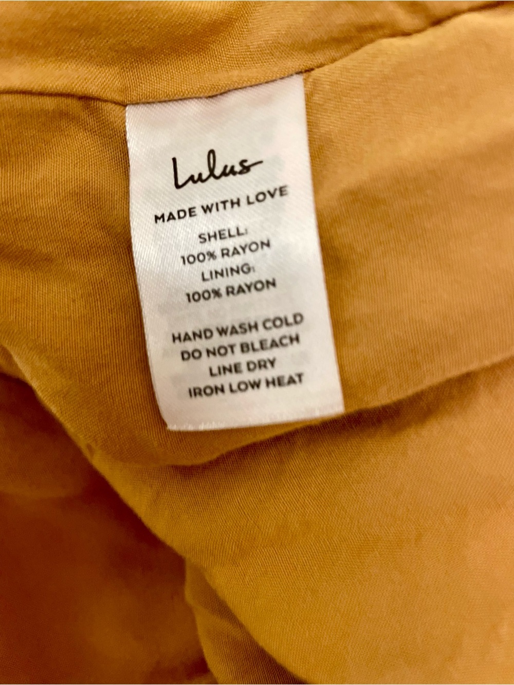 Lulus Mustard Yellow Crinkle Halter Ruffle Mini Dress | Open Back | Size S - Picture 4 of 6